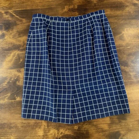 Nicola Vintage Italian Navy Blue Blazer and Skirt Set size 14 - Picture 14 of 16